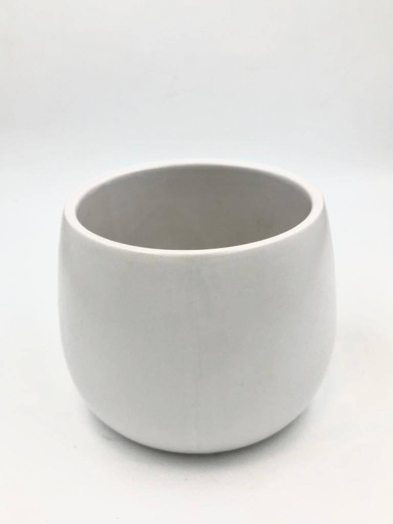 Macetero cerámica redondo grande